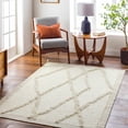 thumbnail image 6 of Hauteloom Soto Wool Living Room, Bedroom Area Rug - Bohemian, Transitional - Cream, Charcoal, Beige - 2' x 3', 6 of 8