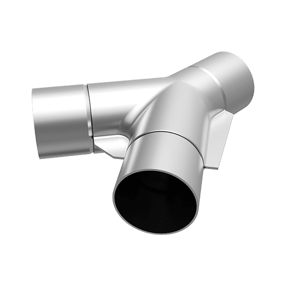 MagnaFlow Smooth Trans Y 2.50inch SS 70 deg.