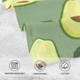 thumbnail image 3 of Avocado Fruit and Leaf Cotton Face Towels Absorbent Hand Towel Soft Bathroom Towel for Kitchen Hotel Decoration, 3 of 7