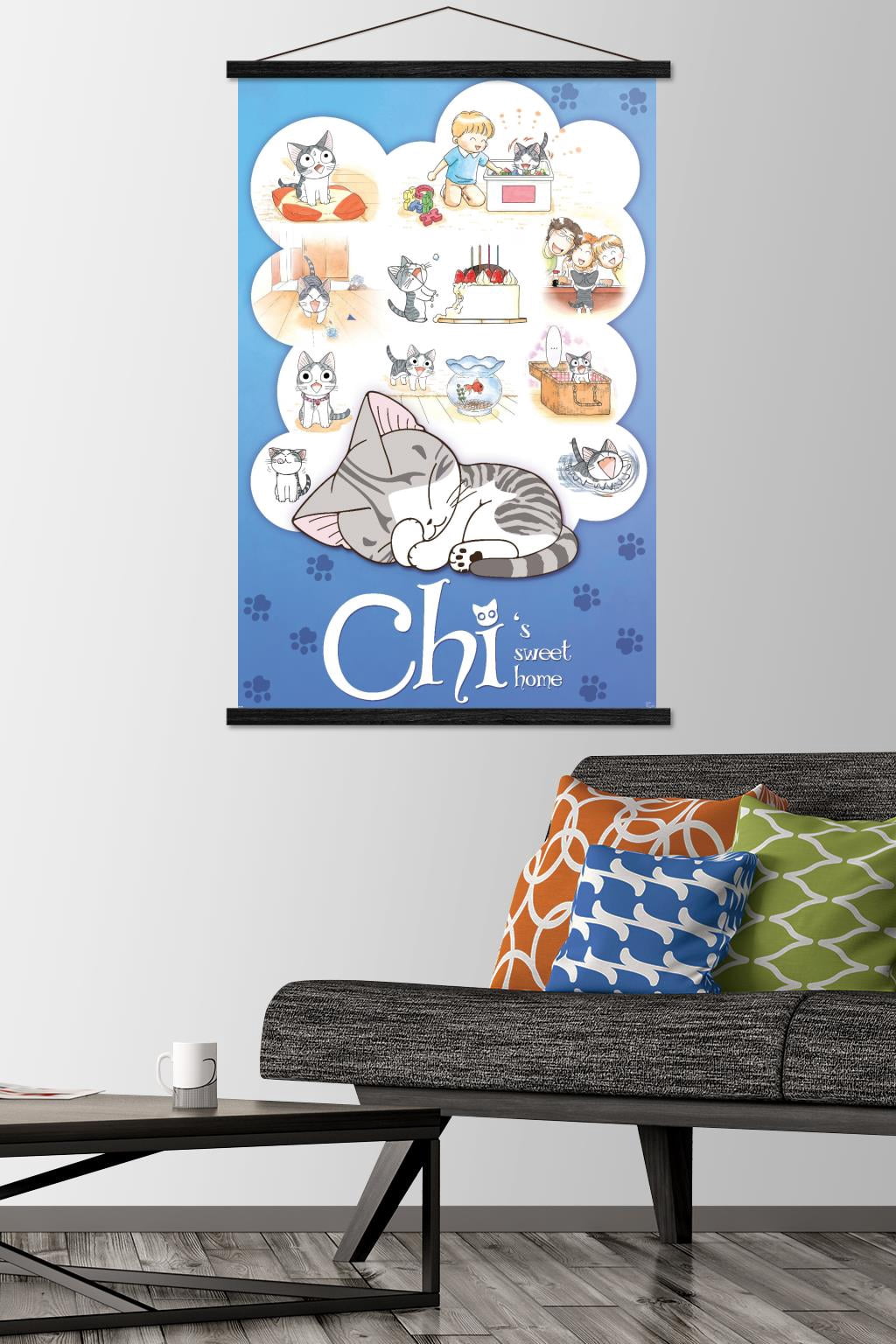 Chi's Sweet Home Wall Poster with Magnetic Frame, 22.375" x 34"