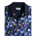 thumbnail image 3 of Ma Croix Mens Short Sleeve Pattern Printed Slim Polo Shirt, 3 of 7