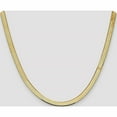 thumbnail image 3 of 10K Yellow Gold 5.5mm Silky Herringbone Chain (20 X 5.5) Made In Dominican Republic 10sk055-20, 3 of 6
