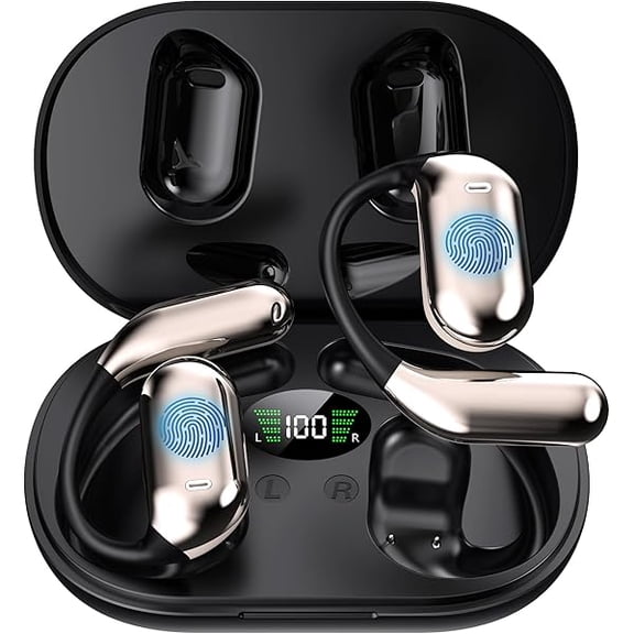 AI Language Translation Earbuds, 3-in-1 AI Wireless Translator Earbuds Real Time Translating Earbud for 144 Languages, HF Sound, Bluetooth 5.4 Headphones for Travel Sport Business (Black)
