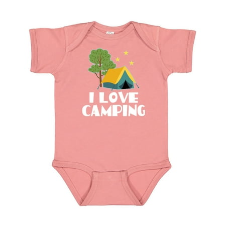 

Inktastic I Love Camping Summer Vacation Gift Baby Boy or Baby Girl Bodysuit