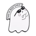thumbnail image 1 of LUVCLS Broche de esmalte fantasma, insignia, disfraz punk, pin de solapa, regalo de Halloween, 1 of 7