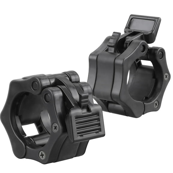 Blibly Barbell Collar Olympic Barbell Clamps 2 inch Barbell Clips 2pcs Quick Release for Weightlifting Bar