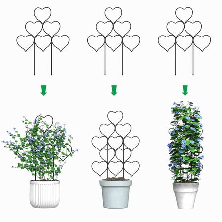 SENIURIS Loving Indoor Plant Stackable Garden Trellis for Climbing Plants Outdoor Plant Support DIY Metal Trellis for Vine Ivy Flower Plant. SENIURIS Loving Indoor Plant Stackable Garden Trellis for Climbing Plants Outdoor Plant Support DIY Metal Trellis for Vine Ivy Flower Plant.