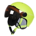thumbnail image 1 of Casco de esquí Asian Head Equipment Protectores Cascos rígidos para hombres y mujeres Gafas anticolisión ligeras con protección contra el viento Forma integral para mantener el calor, 1 of 6