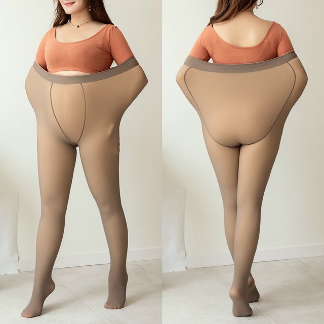 Pantalones Cálidos De Invierno Para Mujer Leggings De Felpa Gruesos Ajustadospangjing