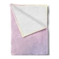 thumbnail image 2 of Flower Soft Flannel Fleece Throw Blanket, Blurred Lavenders in the Meadows Rural Country Nature Theme Design Print, Cozy Plush for Indoor and Outdoor Use, 70" x 90", Lilac Purple, by Ambesonne, 2 of 5
