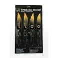 thumbnail image 3 of Woodrow Boston Bruins 4-Piece Stainless Steel Steak Knife Set, 3 of 3