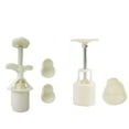 thumbnail image 3 of UNTERING Pineapples/Flower Shape Dessert Stamp Dessert Moulds Baking Accessories Kitchen Tool Plastomer Texture for Festival, 3 of 3
