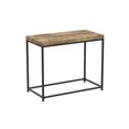 thumbnail image 3 of Safdie & Co. Table D'Appoint Rectangle Brun Bois Récupéré Métal Noir, 3 of 4