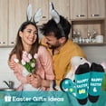 thumbnail image 4 of Funny Happy Easter Bunny Socks-Unique Gag Gifts for Men Women Teen Boys - Easter Valentines Christmas Birthday Gifts for Him Men Boyfriend Stocking Stuffer, 4 of 7
