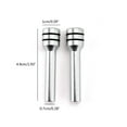 2-Pack Interior Door Lock Knob Pull Pins For Ford – Black Gloss, D9ZZ-6621850-B