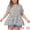 White, variant on DARING DIVA Women's Plus Polka Dots Crew Neck Peplum Blouse 4X Dark Green