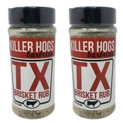 CC Goods Killer Hogs SE33Barbecue Texas Brisket Rub - Pack of 2 Bottles - 16 oz Per Bottle - 32 oz Total of Bulk Killer Hogs BBQ TX Brisket Rub
