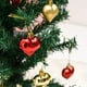 thumbnail image 4 of 12 Uds. De esferas navideñas en forma de corazón rojo, adornos de bolas de Navidad, accesorios de decoración navideña, suministros para bodas y vacaciones de Navidad, 4 of 4