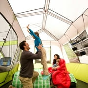 Ozark Trail 14 x 13.5 9 Person 2 Room Instant Cabin Tent with Screen Room, 40.8 lbs