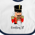 thumbnail image 4 of Inktastic Crushing It Nutcracker Boys or Girls Baby Bib, 4 of 4
