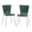 Dark Green, variant on Pisa Bentwood Chair, Set of 2, Espresso