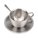 thumbnail image 1 of Taza de café portátil de doble pared, reutilizable, de acero inoxidable, recipiente para vasos de Metal, taza de agua para restaurante en casa, 1 of 9