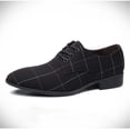 thumbnail image 5 of Tawop Dress Shoes Men Cloth Faux Leather Casual Comfy Pointy Toe Black Size:10, 5 of 9