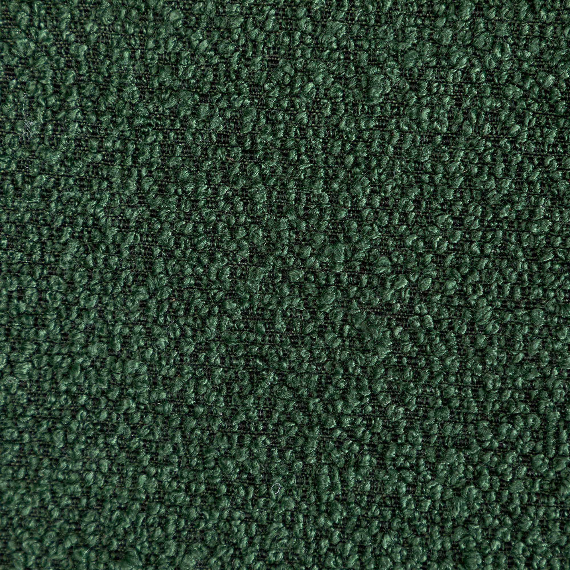 Round Boucle Upholstered Ottoman Chair, Footstool with Soft Padded Seat, Fully Assembled Modern Sofa Couch Footrest, Extra Seating for Bedroom Entryway, Green(18.5" D x 23" W x 16.5" H)