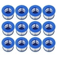 thumbnail image 1 of ALEKO 12HTFL Water Filter Cartridge for Inflatable Hot Tub Spa Lot of 12, 1 of 10