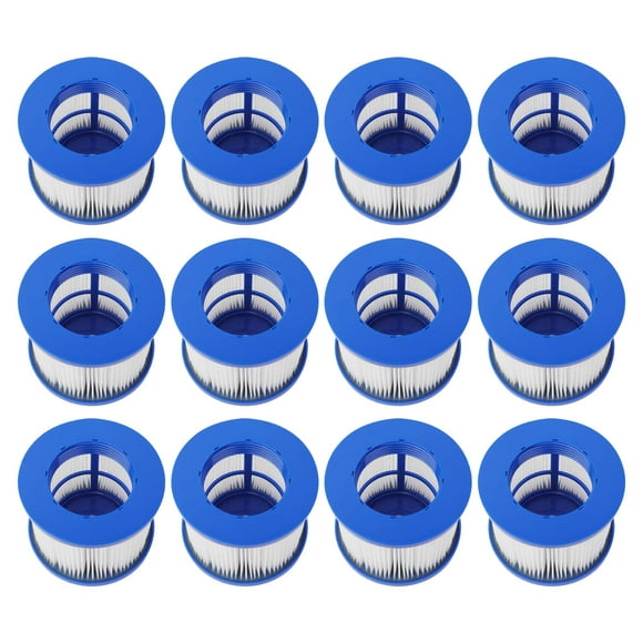 ALEKO 12HTFL Water Filter Cartridge for Inflatable Hot Tub Spa Lot of 12
