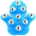 thumbnail image 1 of Gant de massage en Forme de Paume Bleu Masseur Corporel, 1 of 5