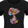 thumbnail image 3 of Peanuts - Snoopy Silhouette Pattern - Women's Any Way Dress, 3 of 7