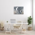 thumbnail image 2 of The Stupell Home Decor Collection Grey and Blue Celestial Love Sky Swinging by the Crescent Moon and Stars Oversized Stretched Canvas Wall Art, 24 x 1.5 x 30, 2 of 5