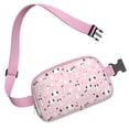 thumbnail image 3 of Pink Christmas Tree Pattern Cute Fanny Packs for Women,Travel Waterproof Crossbody Fanny Bags Waist Purse for Women Anti Theft Adjustable Strap for Running Travel Cycling, 3 of 6