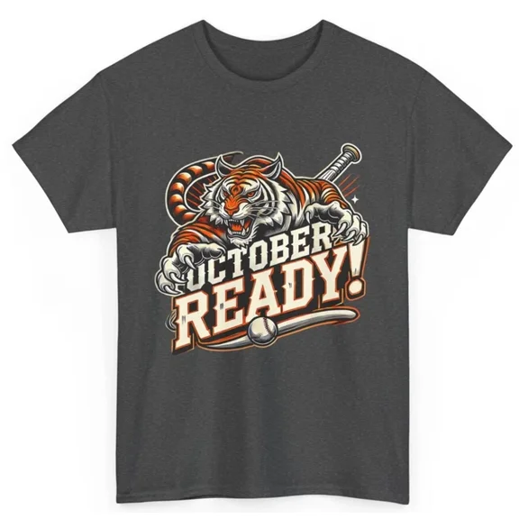 Latimore October Ready Baseball Tiger Fan T-Shirt. All Size S-5Xl