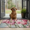 thumbnail image 4 of WERPE Flowers Square Door Mat Indoor/Outdoor/Bathroom Mats for Home Entrance 19.68*39.37 in, 4 of 6