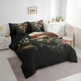 thumbnail image 3 of Manfei American Eagle 7-Piece Twin Bedding Sets,American Flag Camo Bedding Comforter Set,Modern Military Themed Sheet Sets For Boys Teens,Luxury Bedroom Decor Reversible, 3 of 8