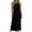 Black, variant on SOOMLON Going Out Dresses for Women Plus Size Crew Neck Sleeveless Ankle Length Dress A Line Tank Dress Boho Sundress