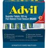 Advil Pain Reliever, Individual Sealed 2 Tablets in a Packet (Box of 50 Packets) (Pack of 3 Boxes)200mg