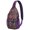 Ink Style Slin, variant on Geometric Boho Chic Travel Sling Backpack Lightweight and Durable, Fashionable Crossbody Shoulder Daypack for Hiking