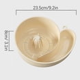 thumbnail image 4 of Vegetable Wash Basket Snail-Shaped Fruit Cleaner Spinners Housewarming Present, 4 of 5
