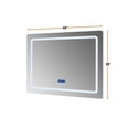 thumbnail image 4 of Lexora LC4836LEDM 36 x 48 in. Caldona LED Mirror with Defogger, 4 of 6