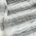 thumbnail image 3 of Plutus Brands Plutus Gray Silver Furever Faux Fur Luxury Throw Blanket, Blanket 102L x 116W California King, 3 of 3