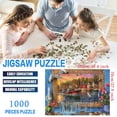 thumbnail image 3 of Puzzle HUOGUO con diseño de paisaje de 1000 piezas para adultos y niños, 3 of 5