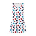 thumbnail image 5 of Vestido de Verano para Mujeres sin Mangas Cuello en V con Impresión de Bolsillo, Vestido Casual para Uso Diario Y de Fiesta, 5 of 5