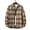 Yellow, variant on DPTALR Men Flannel Plaid Turndown Collar Casual Long Sleeve Cardigan Coat Shirt