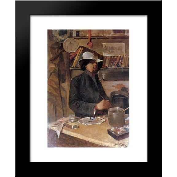 Self -portrait 20x24 Framed Art Print by Jan Toorop