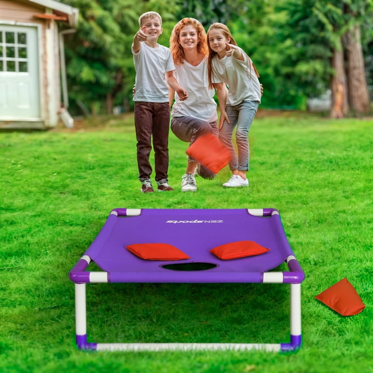 ゲランセット ZenSports Lightweight, Foldable, Travel Cornhole Game Set 3'x2