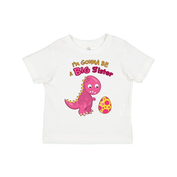 Inktastic Dinosaur Future Big Sister Girls Toddler T-Shirt