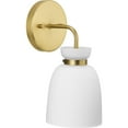 thumbnail image 4 of Lexie Collection One-Light Brushed Gold Contemporary Vanity Light, 4 of 10